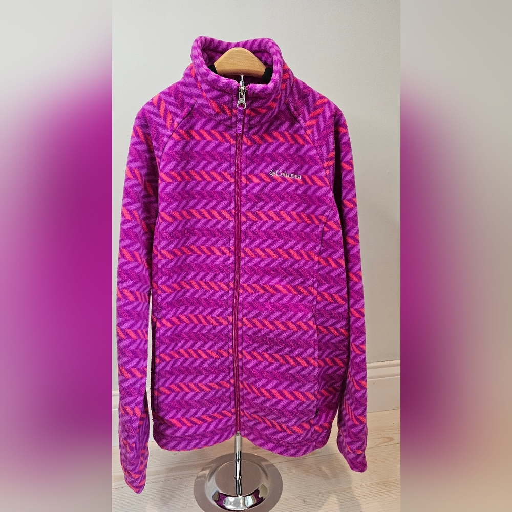 Columbia Girls Pink Fleece Jacket